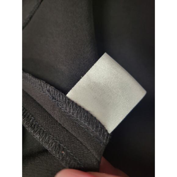 Maggy London Simple Solid Black Short Sleeve Dress Size 4 - Picture 2 of 5